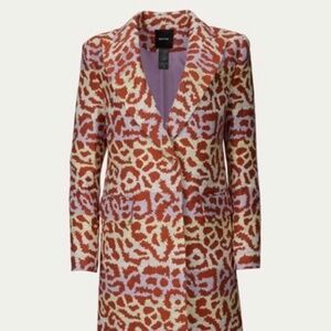 Smythe Leopard Print Coat